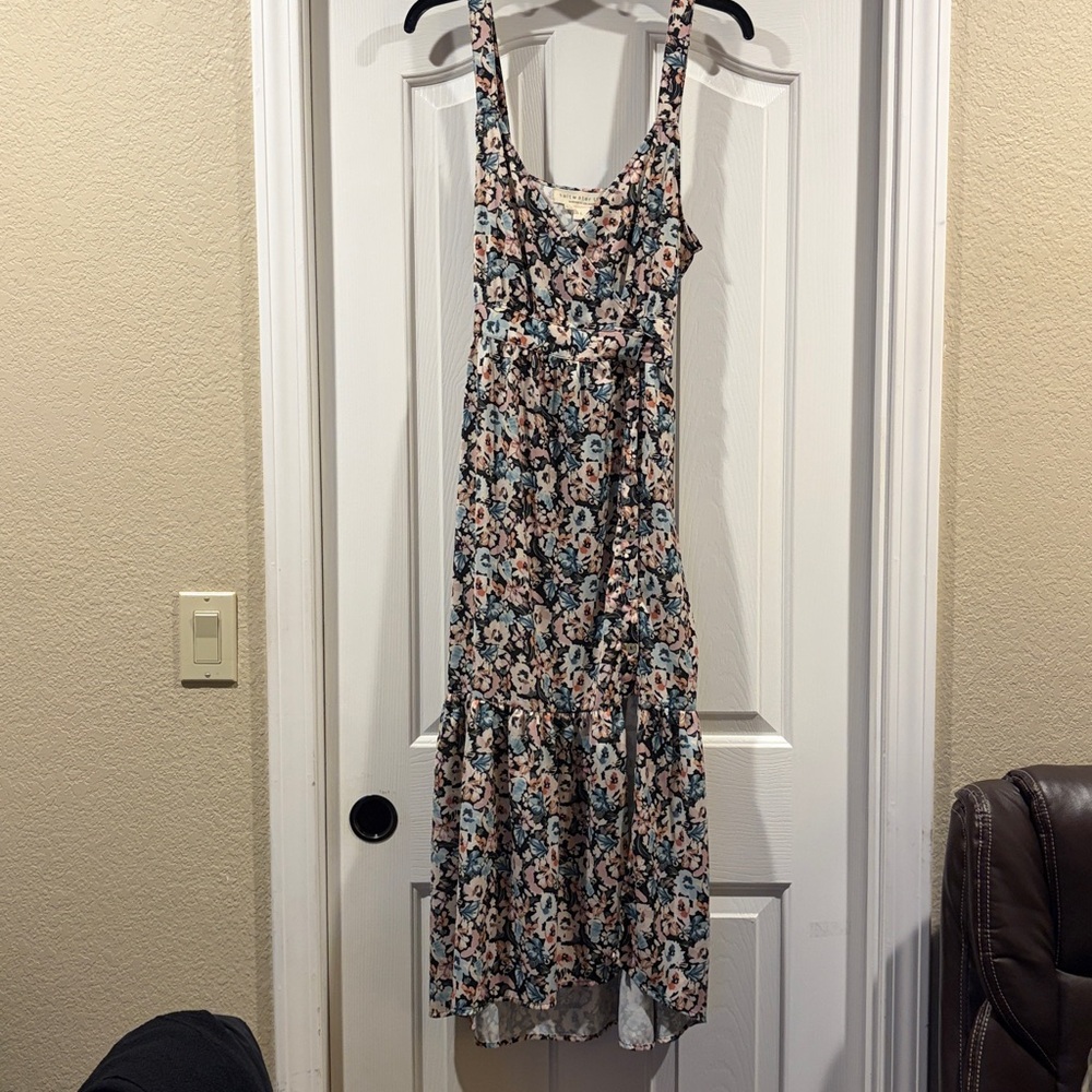Saltwater Luxe Floral Sleeveless Maxi Dress like new L - Picture 3 of 9
